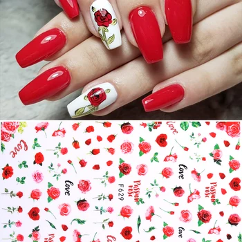 1Pc 3D Rose Flower Series Nail Sticker Butterfly Heart Phrase Beautiful Decals 3D Stickers Nail Art DIY Design Decoration
1Pc 3D Rose Flower Series Nail Sticker Butterfly Heart Phrase Beautiful Decals 3D Stickers Nail Art DIY Design Decoration