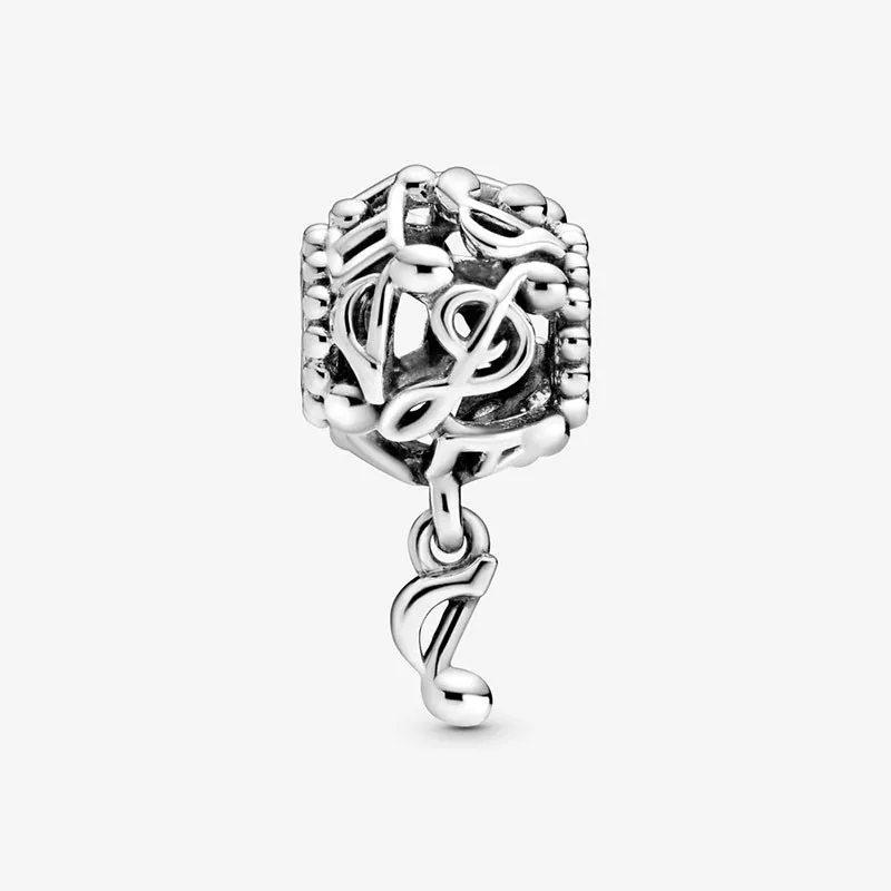 2020 Spring New 100% Real 925 Sterling Silver Beads Openwork Music Notes Charms fit Original 3mm Bracelets Women DIY Jewelry
2020 Spring New 100% Real 925 Sterling Silver Beads Openwork Music Notes Charms fit Original 3mm Bracelets Women DIY Jewelry