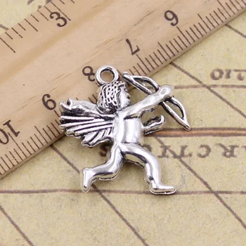 6pcs/lot Charms Love Angel Cupid 29x26mm Tibetan Pendants Antique Jewelry Making DIY Handmade Craft For Bracelet Necklace
6pcs/lot Charms Love Angel Cupid 29x26mm Tibetan Pendants Antique Jewelry Making DIY Handmade Craft For Bracelet Necklace