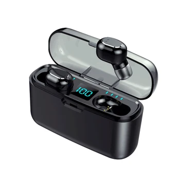 TWS Mini Wireless bluetooth Earphone LED Display Waterproof Auto Pair Headset with 2000mAh Power Bank Phone Holder
TWS Mini Wireless bluetooth Earphone LED Display Waterproof Auto Pair Headset with 2000mAh Power Bank Phone Holder