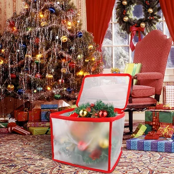 Transparent Xmas LED Lights Storage Ornament Case with Removable Inner Partitions Christmas Ball Bauble Flowers Holder
Transparent Xmas LED Lights Storage Ornament Case with Removable Inner Partitions Christmas Ball Bauble Flowers Holder