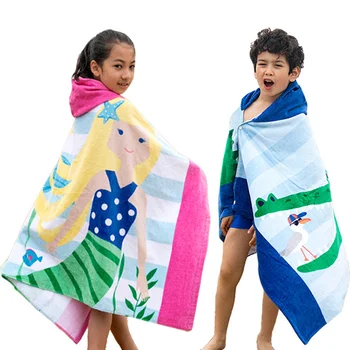 Children's cartoon bath towels lengthened Baby thick cotton beach towel multi-purpose bath towel Children can wear hooded towels 
Children's cartoon bath towels lengthened Baby thick cotton beach towel multi-purpose bath towel Children can wear hooded towels