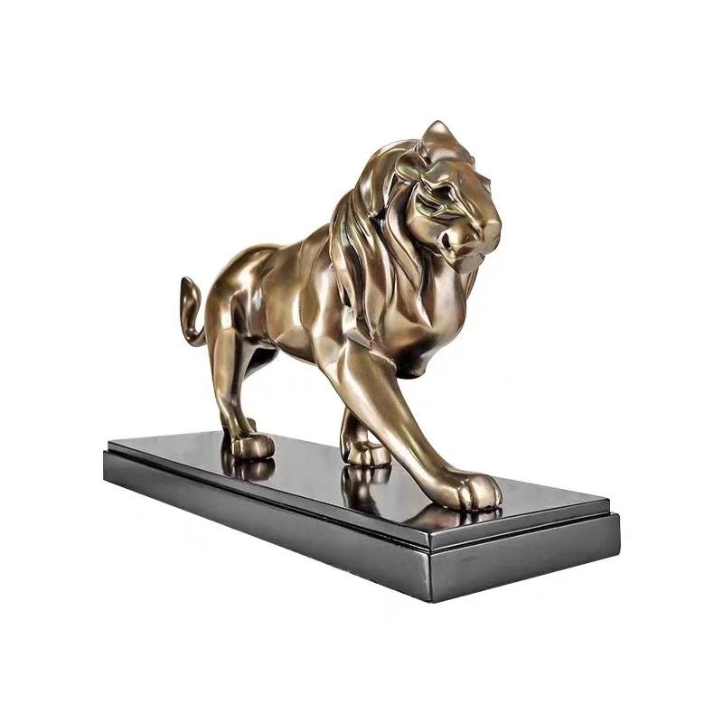 ART AMERICAN RETRO LION COPPER-PLATED RESIN ANIMAL STATUE DECORATION OFFICE WINE CABINET PORCH HOME OFFICE DECORATION CRAFTS
ART AMERICAN RETRO LION COPPER-PLATED RESIN ANIMAL STATUE DECORATION OFFICE WINE CABINET PORCH HOME OFFICE DECORATION CRAFTS