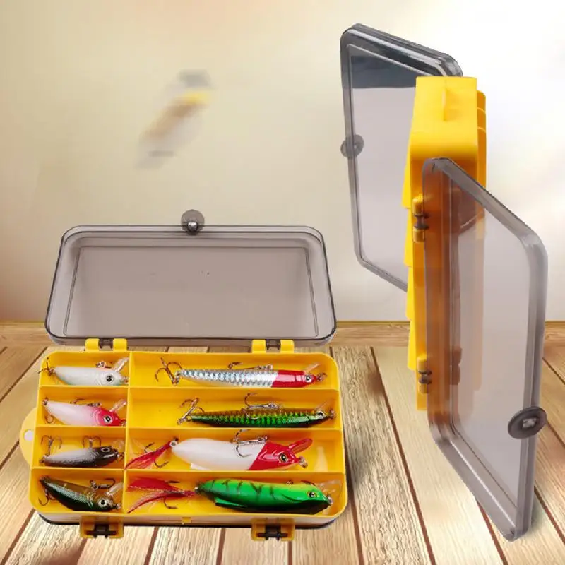 Portable Outdoor Fishing Gear Double-sided Fishing Tackle Box Fishing Accessories Compartments Lure Hook Storage Fishhook Box
Portable Outdoor Fishing Gear Double-sided Fishing Tackle Box Fishing Accessories Compartments Lure Hook Storage Fishhook Box