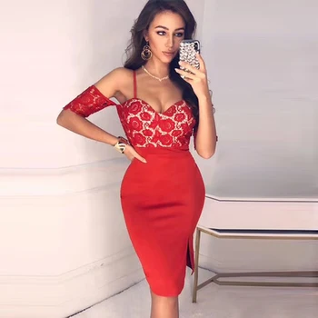 2019 Spring New Red Off Shoulder Bandage Bodycon Dress Summer Women Sexy Lace Short Sleeve Club Celebrity Evening Party Vestidos
2019 Spring New Red Off Shoulder Bandage Bodycon Dress Summer Women Sexy Lace Short Sleeve Club Celebrity Evening Party Vestidos