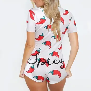 2020 Women Sexy V-Neck Short Sleeve Bodycon Bodysuit Casual Printed Button Sleepwear Jumpsuit Shorts Romper Leotard for Summer 
2020 Women Sexy V-Neck Short Sleeve Bodycon Bodysuit Casual Printed Button Sleepwear Jumpsuit Shorts Romper Leotard for Summer