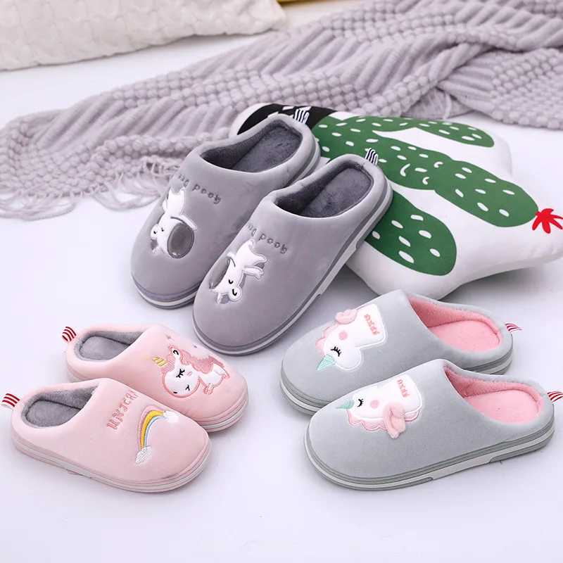 Plush Unicorn Slippers For Kids 28 Plush Unicorn Slippers For Kids -Unicorn Fashion H38e8eafc8a0b42029280240816efb696C