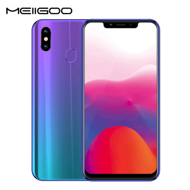 

MEIIGOO S9 4G Smartphone 6.18" 19:9 Mobile Phone Android 8.1 4GB+32GB Octa Core Face Fingerprint Unlock OTG Cell Phones 5000mAh