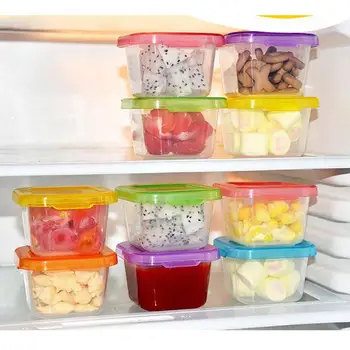 Freezer Container Mini Home Accessories Practical Food Storage Box Storage Holder 6pcs/Set PP Keep Fresh Microwave Travel
Freezer Container Mini Home Accessories Practical Food Storage Box Storage Holder 6pcs/Set PP Keep Fresh Microwave Travel