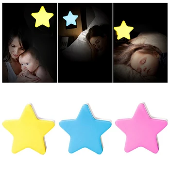 Mini Star Novelty Night Light Children's Bedroom Nursery Kids Cartoon Cute Light Sensor Room Decoration Emergency Lamp
Mini Star Novelty Night Light Children's Bedroom Nursery Kids Cartoon Cute Light Sensor Room Decoration Emergency Lamp