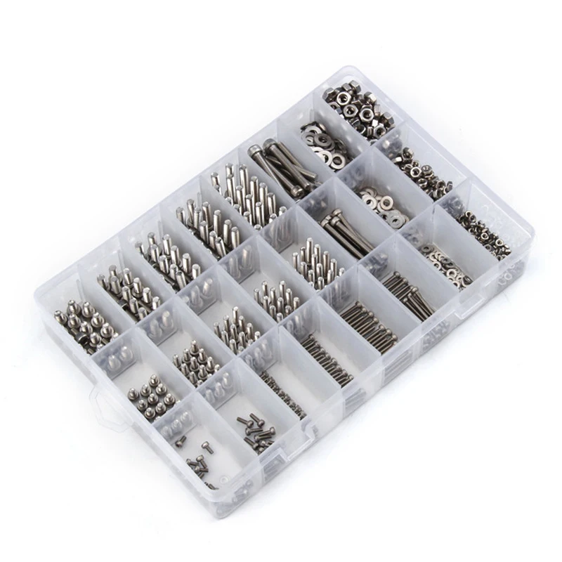 Best 1080PCS M2/M3/M4 Stainless Steel Hex Socket Bolt and Nuts Set Fastener Hardware Hexagon Socket Head Cap Screws Flat Washer
Best 1080PCS M2/M3/M4 Stainless Steel Hex Socket Bolt and Nuts Set Fastener Hardware Hexagon Socket Head Cap Screws Flat Washer