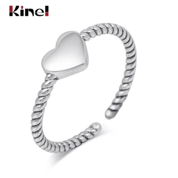 Kinel S925 sterling silver ring jewelry hot retro personality glossy twist male and female models hollow open mouth adjustable
Kinel S925 sterling silver ring jewelry hot retro personality glossy twist male and female models hollow open mouth adjustable