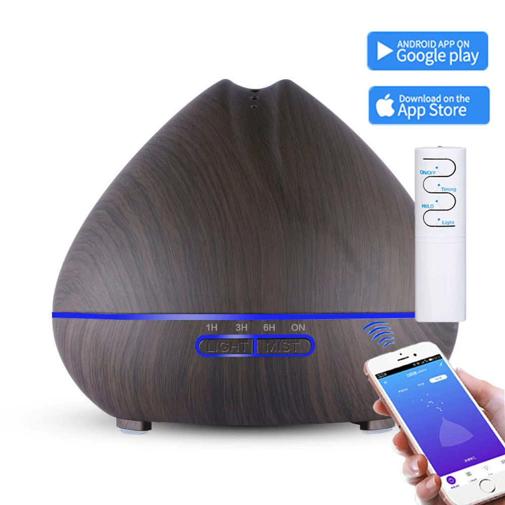 550ML Smart APP Air Humidifier Essential Oil Diffuser Aroma Lamp Aromatherapy Electric Aroma Diffuser Mist Maker Remote Control
550ML Smart APP Air Humidifier Essential Oil Diffuser Aroma Lamp Aromatherapy Electric Aroma Diffuser Mist Maker Remote Control