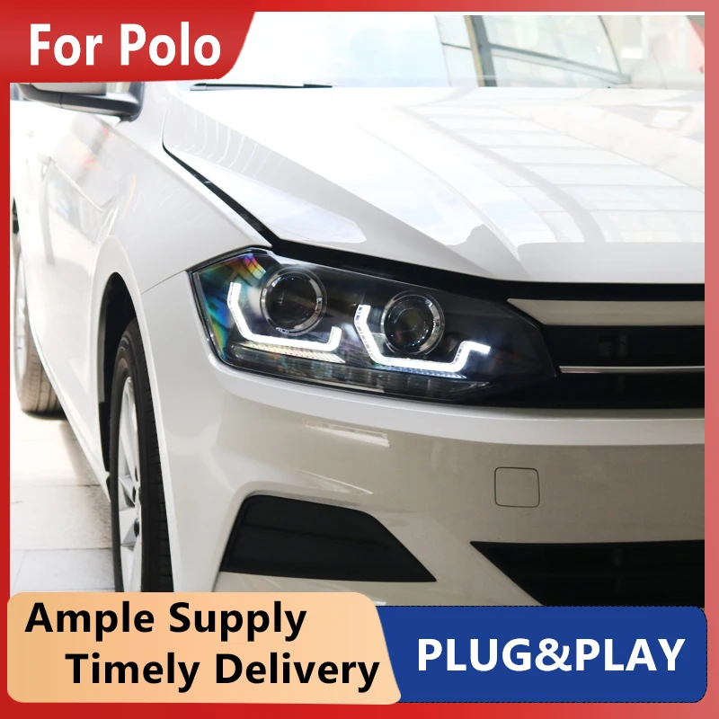 2 pcs Car Styling for VW Polo Headlights 2019-2020 New Polo LED Headlight DRL Head Lamp Low Beam High Beam ALL LED
2 pcs Car Styling for VW Polo Headlights 2019-2020 New Polo LED Headlight DRL Head Lamp Low Beam High Beam ALL LED