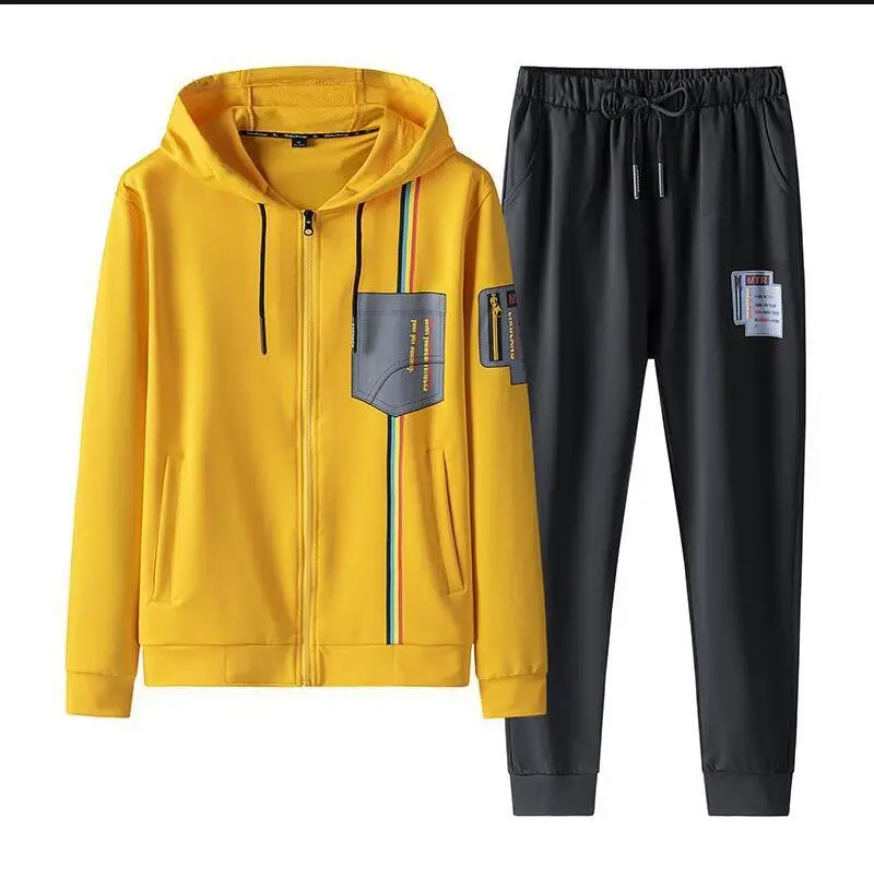 2020 New Men's Sports Suit Spring Autumn Hoodies Two Piece Hooded Jacket+Pants Male Jogging Sportswear Suit Casual Tracksuit
2020 New Men's Sports Suit Spring Autumn Hoodies Two Piece Hooded Jacket+Pants Male Jogging Sportswear Suit Casual Tracksuit