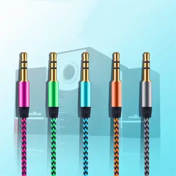 Aluminum alloy male to male audio cable 3.5mm audio cable aux color braided recording line car universal cable
Aluminum alloy male to male audio cable 3.5mm audio cable aux color braided recording line car universal cable