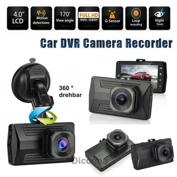 3'' HD 1080P 3 Lens Car DVR Dash Cam Vehicle Video Recorder Rearview Camera 360° drehbar Multi Language Car DVR
3'' HD 1080P 3 Lens Car DVR Dash Cam Vehicle Video Recorder Rearview Camera 360° drehbar Multi Language Car DVR