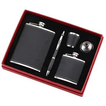Outdoor Portable Creative Stainless Steel Hip Flask Travel Personalized Alcohol Whiskey Bottle Groomsmen Whiskey Gift Box II50JH 
Outdoor Portable Creative Stainless Steel Hip Flask Travel Personalized Alcohol Whiskey Bottle Groomsmen Whiskey Gift Box II50JH