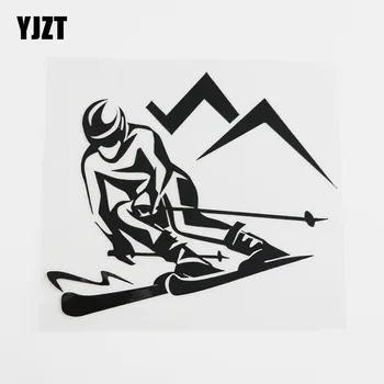 YJZT 14.1CMX12.4CM Skier Skiing Extreme Winter Sport Vinyl Car Sticker Black/Silver 8A-0384
YJZT 14.1CMX12.4CM Skier Skiing Extreme Winter Sport Vinyl Car Sticker Black/Silver 8A-0384