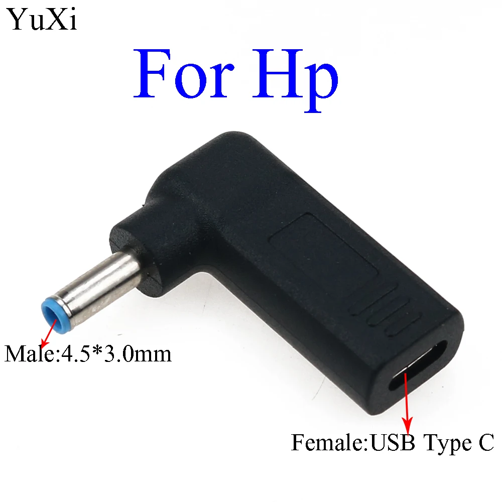 Dc USB Type C USB C Female to 4.5*3.0 4.5x3.0mm with Pin Male Plug Converter Power Jack Connector Adapter for Hp Envy Ultrabook
Dc USB Type C USB C Female to 4.5*3.0 4.5x3.0mm with Pin Male Plug Converter Power Jack Connector Adapter for Hp Envy Ultrabook