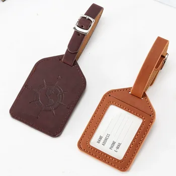 100pcs Navigation compass PU Leather Luggage Tag Identifier Label ID Address Holder Boarding Tag Party Favor
100pcs Navigation compass PU Leather Luggage Tag Identifier Label ID Address Holder Boarding Tag Party Favor