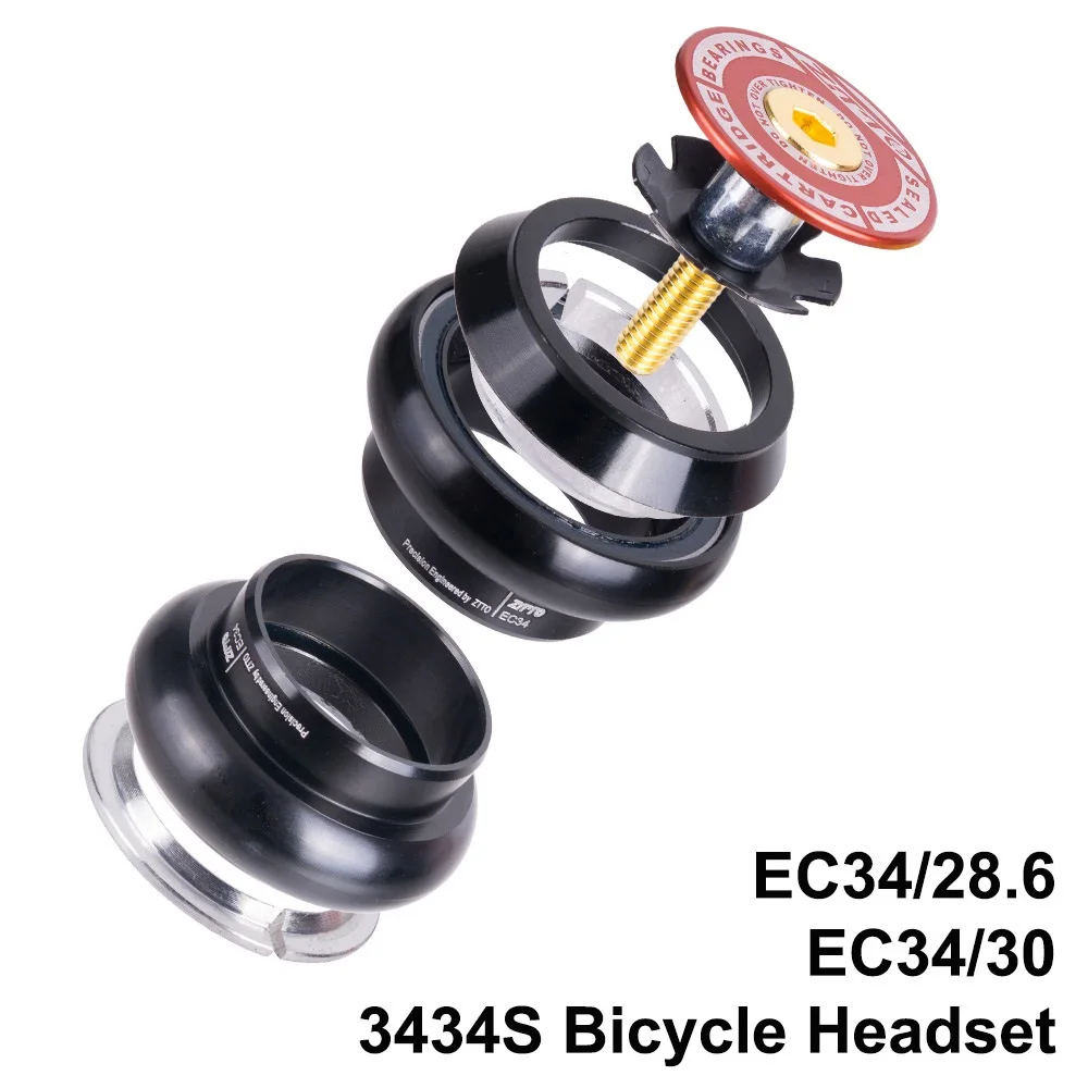 MTB Road Bike Threadless Headset 34mm EC34 CNC 1-1/8 28.6 Straight Tube Fork 34 Conventional Threadless Headset Bearing 3434S
MTB Road Bike Threadless Headset 34mm EC34 CNC 1-1/8 28.6 Straight Tube Fork 34 Conventional Threadless Headset Bearing 3434S
