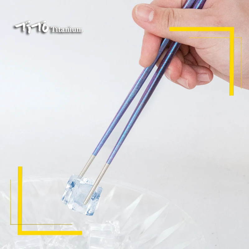 TiTo Colorful Pure Titanium Household Chopsticks Outdoor Tableware for Camping Picnic Hiking Traveling Chopsticks
TiTo Colorful Pure Titanium Household Chopsticks Outdoor Tableware for Camping Picnic Hiking Traveling Chopsticks
