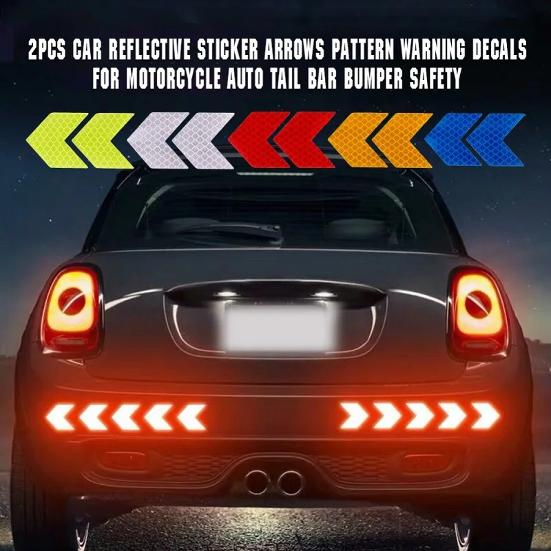 10 PCS Reflective Car Sticker Warning Decals Arrows Pattern Motorcycle Auto Tail Bar Bumper Luminous Sticker Traffic Safety Mark
10 PCS Reflective Car Sticker Warning Decals Arrows Pattern Motorcycle Auto Tail Bar Bumper Luminous Sticker Traffic Safety Mark