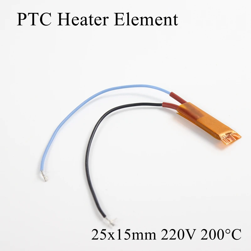1pc 25x15mm 220V 200 Degree Celsius PTC Heater Element Constant Thermostat Insulated Thermistor Ceramic Air Heating Plate Chip
1pc 25x15mm 220V 200 Degree Celsius PTC Heater Element Constant Thermostat Insulated Thermistor Ceramic Air Heating Plate Chip