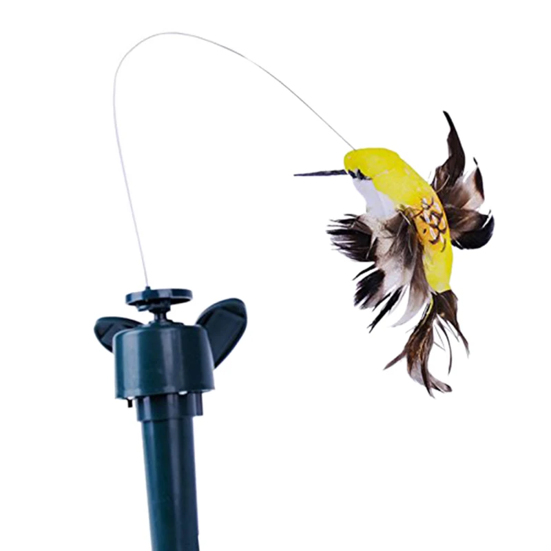 Solar Powered Rotating Humming Bird Flying Garden Ornament Path Decoration Steel Wire Teaser Supply Pet Toy Multifunction
Solar Powered Rotating Humming Bird Flying Garden Ornament Path Decoration Steel Wire Teaser Supply Pet Toy Multifunction