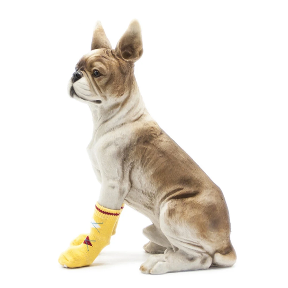 4pcs Pets Dog Socks Stocking Soft Cotton Non-slip Warm Feet Covers Pet Puppy Paws Protection Socks Anti-slip Knit
4pcs Pets Dog Socks Stocking Soft Cotton Non-slip Warm Feet Covers Pet Puppy Paws Protection Socks Anti-slip Knit