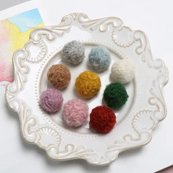 Korean autumn and winter winding curling wool thread irregular wool ball DIY handmade accessories earring jewelry materials
Korean autumn and winter winding curling wool thread irregular wool ball DIY handmade accessories earring jewelry materials