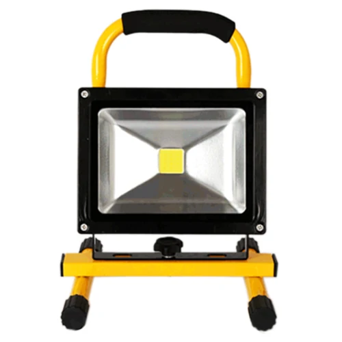 LED spotlight (10 W, with a battery of 3 hours duration, 800 lumens, portable and wireless, with 230 V AC charger and 7.5 V car
LED spotlight (10 W, with a battery of 3 hours duration, 800 lumens, portable and wireless, with 230 V AC charger and 7.5 V car