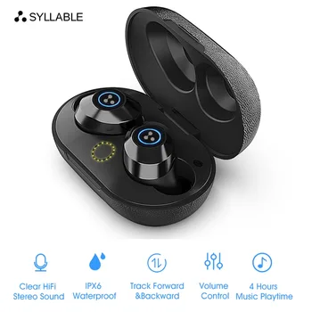 Original Syllable S105 Volume control wireless headset True Wireless Stereo Syllable bluetooth earpiece S105 noise reduction
Original Syllable S105 Volume control wireless headset True Wireless Stereo Syllable bluetooth earpiece S105 noise reduction