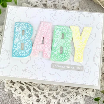 Rubber Stamps and Metal Cutting Dies BABY Letters Words for Scrapbooking Craft Stencil Card Make Album Sheet Decor Mold Model
Rubber Stamps and Metal Cutting Dies BABY Letters Words for Scrapbooking Craft Stencil Card Make Album Sheet Decor Mold Model