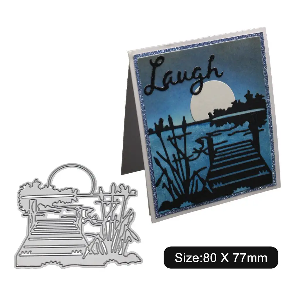 DIY Lakeside Scenery Pattern METAL CUTTING DIES Stencil Scrapbooking Photo Album Card Paper Embossing Craft DIY
DIY Lakeside Scenery Pattern METAL CUTTING DIES Stencil Scrapbooking Photo Album Card Paper Embossing Craft DIY