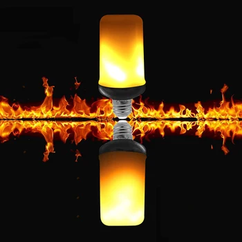 Creative 4 Modes+Gravity Sensor Flame Lights E27 E26 E14 LED Flame Effect Fire Light Bulb 7W 5W Flickering Emulation Decor Lamp
Creative 4 Modes+Gravity Sensor Flame Lights E27 E26 E14 LED Flame Effect Fire Light Bulb 7W 5W Flickering Emulation Decor Lamp