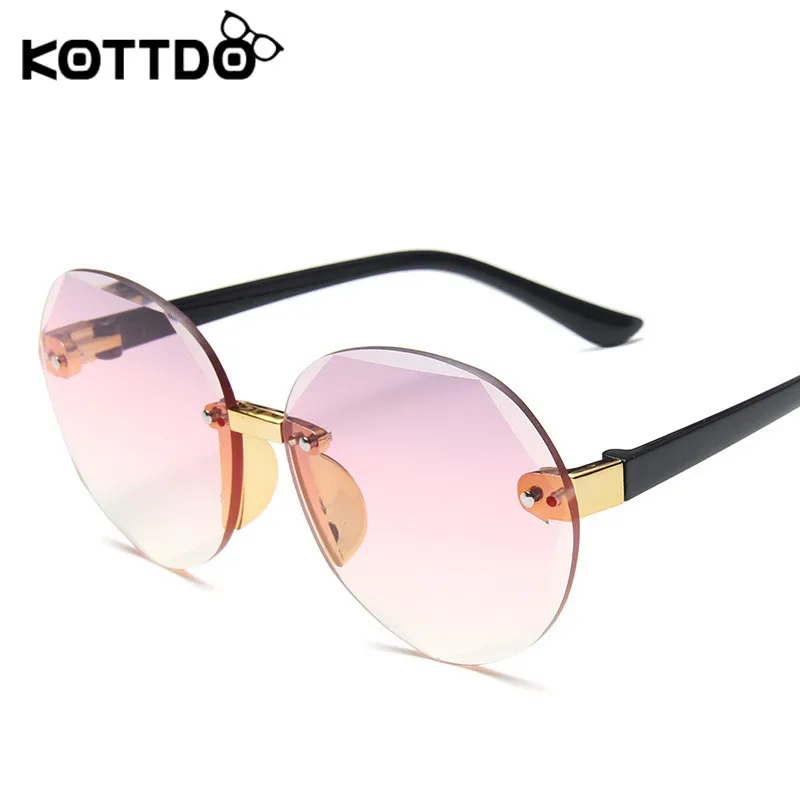 KOTTDO Children Sunglasses Kids Round Rimless Child Girls Boys Gradient Sunglass Luxury Vintage Retro Sun Glasses Uv400
KOTTDO Children Sunglasses Kids Round Rimless Child Girls Boys Gradient Sunglass Luxury Vintage Retro Sun Glasses Uv400
