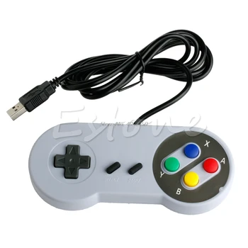 

Wholesale dropshipping USB Gamepad Super Controller Joypad For Famicom Nintendo SF SNES PC Windows Mac