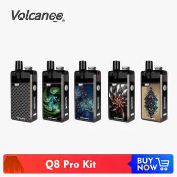 Volcanee Q8 Pro Pod Starter Kit 1620mAh Battery 4.5ml Pod Capacity 40W Wattage E-Cigarette Vape Pen Device Box Mod Kit
Volcanee Q8 Pro Pod Starter Kit 1620mAh Battery 4.5ml Pod Capacity 40W Wattage E-Cigarette Vape Pen Device Box Mod Kit