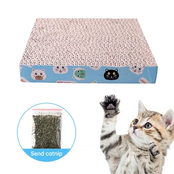 Cat Scratch Board Cat Toy Corrugated Paper Toy Cat Kitten Scratch Pad Grinding Nails Interactive Protect Furniture
Cat Scratch Board Cat Toy Corrugated Paper Toy Cat Kitten Scratch Pad Grinding Nails Interactive Protect Furniture