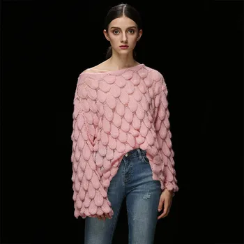 Women's sweater Winter Fashion Long Sleeve Feather Knit SLash Neck Candy Color Harajuku Chic Short Sweater Twisted Pull 9.23 
Women's sweater Winter Fashion Long Sleeve Feather Knit SLash Neck Candy Color Harajuku Chic Short Sweater Twisted Pull 9.23