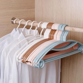 Seemless Plastic Clothes Rack Household Adult Rough Anti-slip Air Dry and Wet Dual Purpose Wardrobe Clothes Hanger Clothes Hange 
Seemless Plastic Clothes Rack Household Adult Rough Anti-slip Air Dry and Wet Dual Purpose Wardrobe Clothes Hanger Clothes Hange
