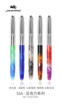 Jinhao 51A Acrylic/Wood Fountain Pen Ink Pen Calliggraphy Pens EF/F/Handmade Replacement Nib Stationery Office school supplies
Jinhao 51A Acrylic/Wood Fountain Pen Ink Pen Calliggraphy Pens EF/F/Handmade Replacement Nib Stationery Office school supplies
