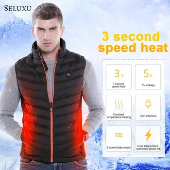 Men Women Outdoor USB Infrared Heating Vest Jacket Winter Flexible Electric Thermal Clothing Waistcoat Fishing Hiking Dropship
Men Women Outdoor USB Infrared Heating Vest Jacket Winter Flexible Electric Thermal Clothing Waistcoat Fishing Hiking Dropship