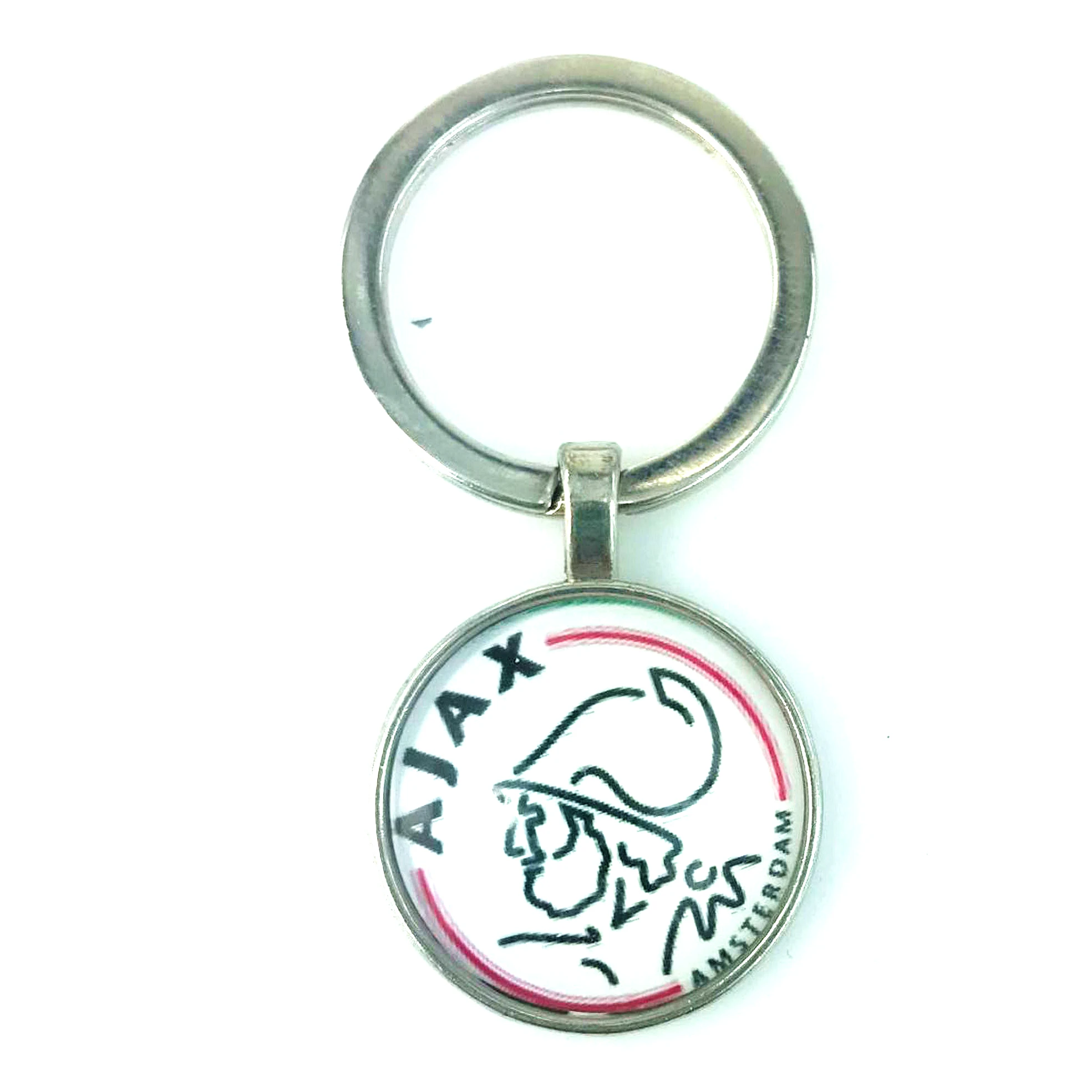 High Quality Football Club 25mm Glass Cabochon KeyChain Ajax Football Leagues Logo Soccer Club Key ring For Fans Gift
High Quality Football Club 25mm Glass Cabochon KeyChain Ajax Football Leagues Logo Soccer Club Key ring For Fans Gift