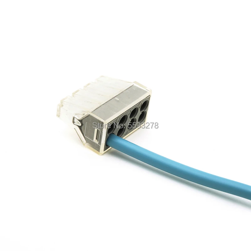 2pcs/lot 8-Push-In-Wire Wiring-Connectors Quick-To-Hard-Wire Conductor-Terminal-Block Junction-Box 8pin PCT-108 773-108Gray
2pcs/lot 8-Push-In-Wire Wiring-Connectors Quick-To-Hard-Wire Conductor-Terminal-Block Junction-Box 8pin PCT-108 773-108Gray