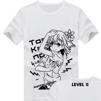 Toaru Kagaku no Railgun T-shirt Anime Misaka Mikoto Cosplay T Shirt Cotton Tees
Toaru Kagaku no Railgun T-shirt Anime Misaka Mikoto Cosplay T Shirt Cotton Tees