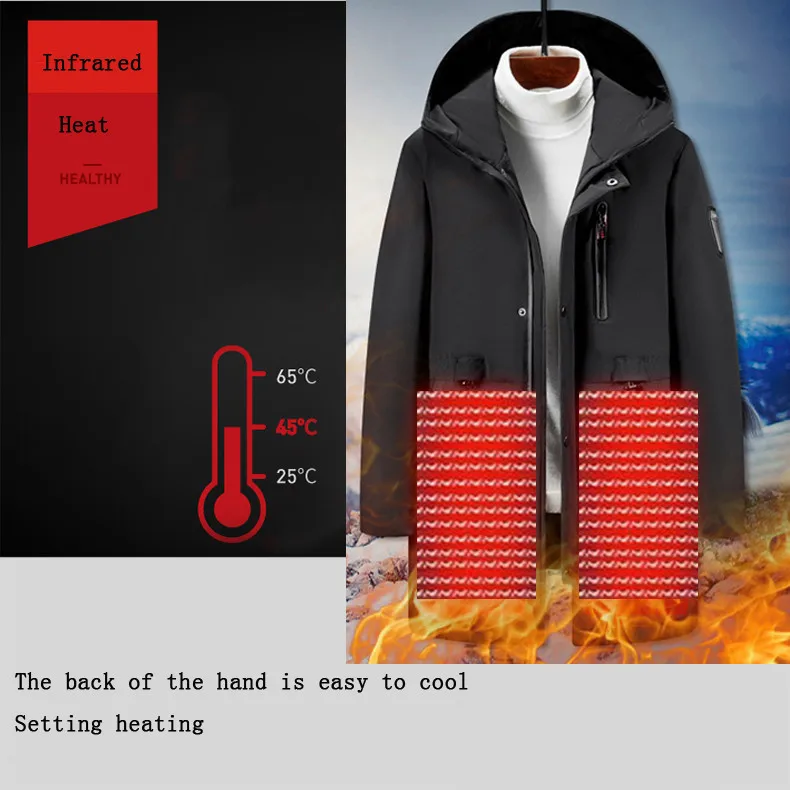 jaqueta Winter Men's Three-speed Temperature Control USB Charging Heating Warm Jacket chaqueta hombre casaco masculino
jaqueta Winter Men's Three-speed Temperature Control USB Charging Heating Warm Jacket chaqueta hombre casaco masculino