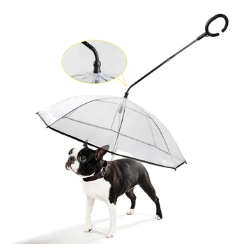 C-shaped Telescopic Handle Transparent Adjustable Convenient Keeps Pet Dry in Rain Pet Umbrella with Dog Leash for Rain Walking
C-shaped Telescopic Handle Transparent Adjustable Convenient Keeps Pet Dry in Rain Pet Umbrella with Dog Leash for Rain Walking